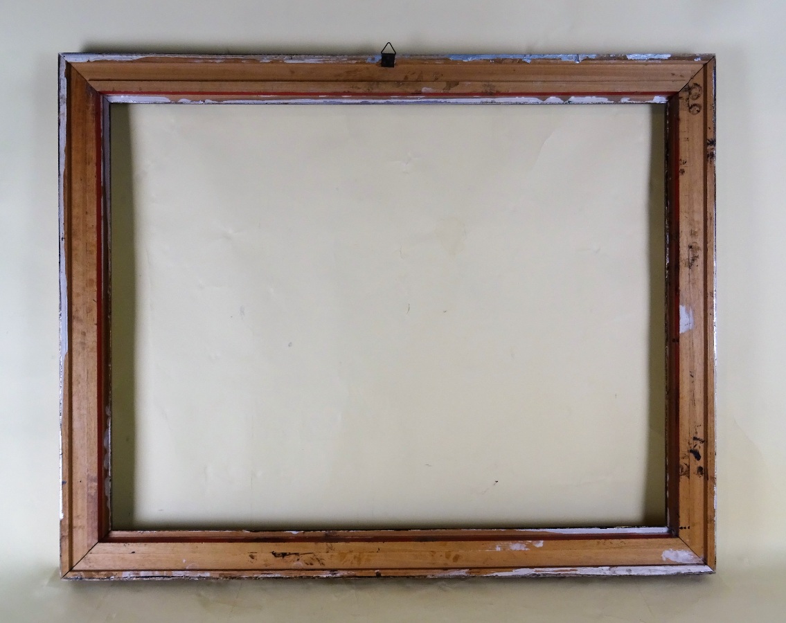 Large Vintage Gold Silver painted Frame